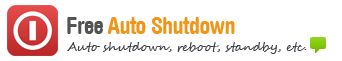 FreeAutoShutdown - Free pc auto shutdown software to schedule your computer to auto shutdown, reboot, standby or hibernate to reduce your energy and bills.